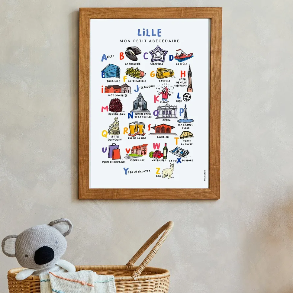 New Affiche abécédaire villes et régions Enfant 3 à 6 Ans|1 à 3 Ans