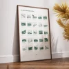 Best Affiche Les cols mythiques de vélo Affiches|Décoration Et Cocooning