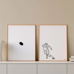 Outlet Affiches diptyques Les Sportifs Affiches|Décoration Et Cocooning