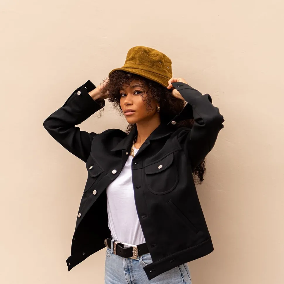 Discount Bob en velours côtelé Femme Mode Et Accessoires