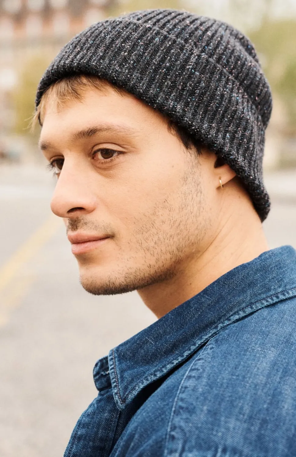 Cheap Bonnet moucheté en laine mérinos Femme Mode Et Accessoires|Mode Et Accessoires