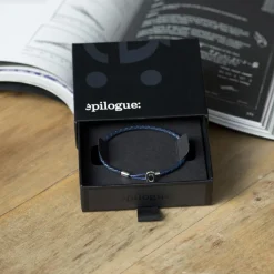 Fashion Bracelet en cuir tressé et fermoir ovale Homme Montres Et Bijoux