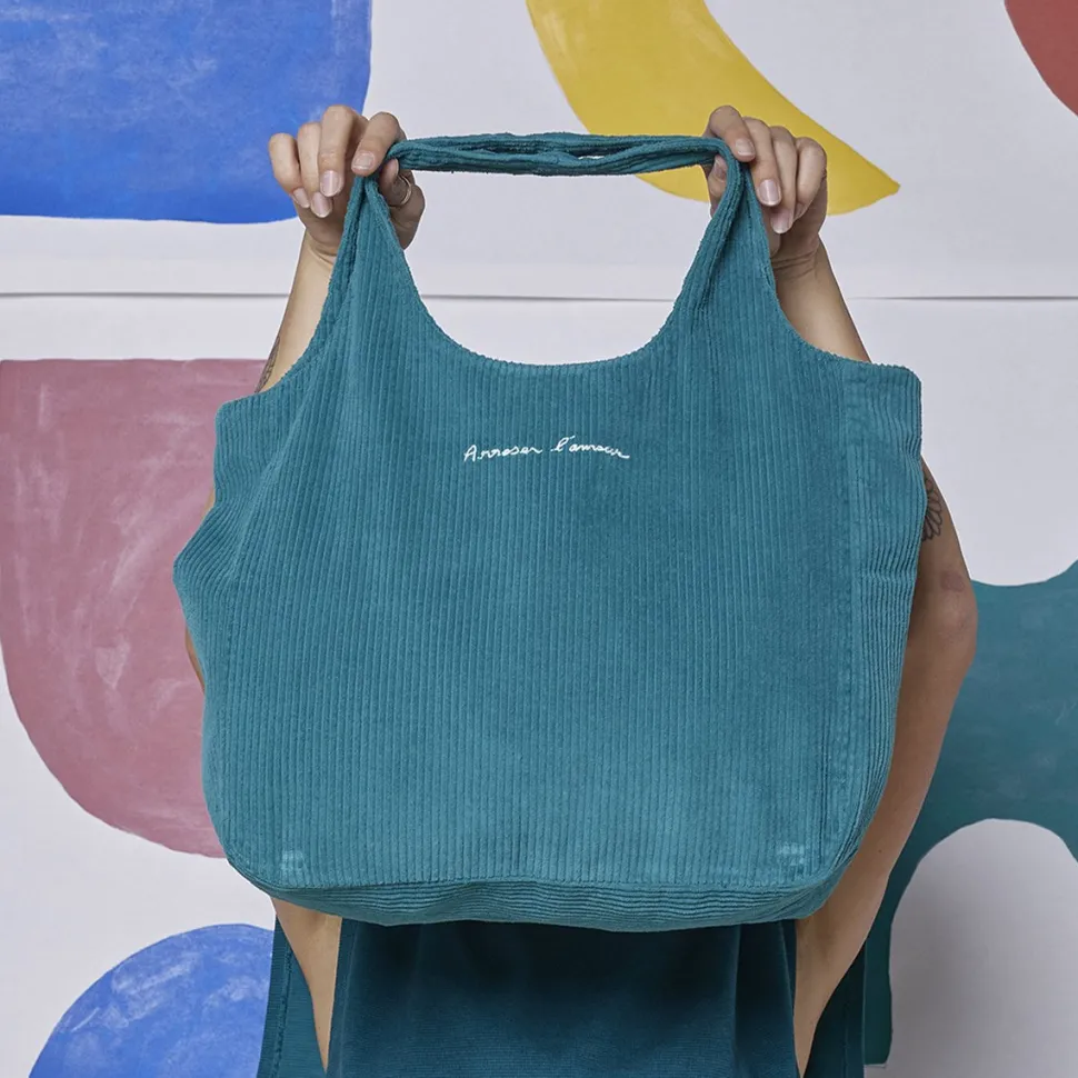 Flash Sale Cabas en velours avec broderie Femme Sacs Et Cabas