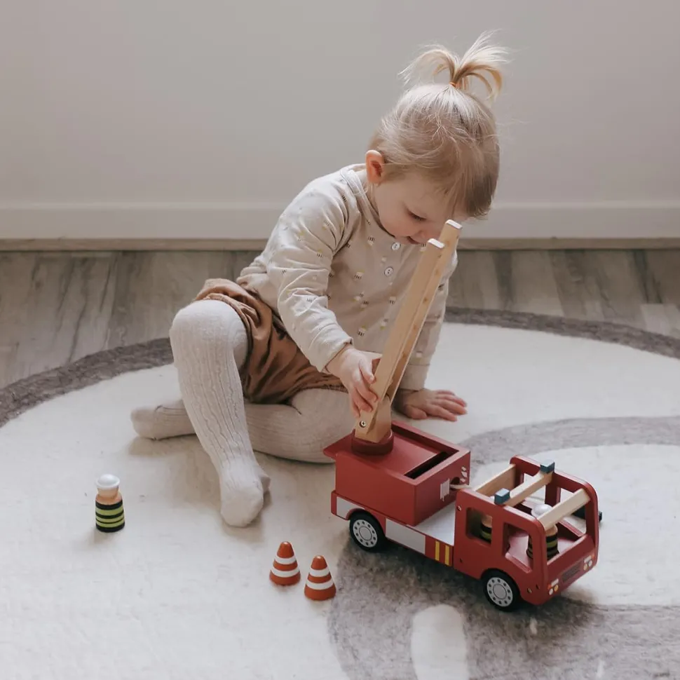 Fashion Camion de pompiers en bois Enfant 3 à 6 Ans