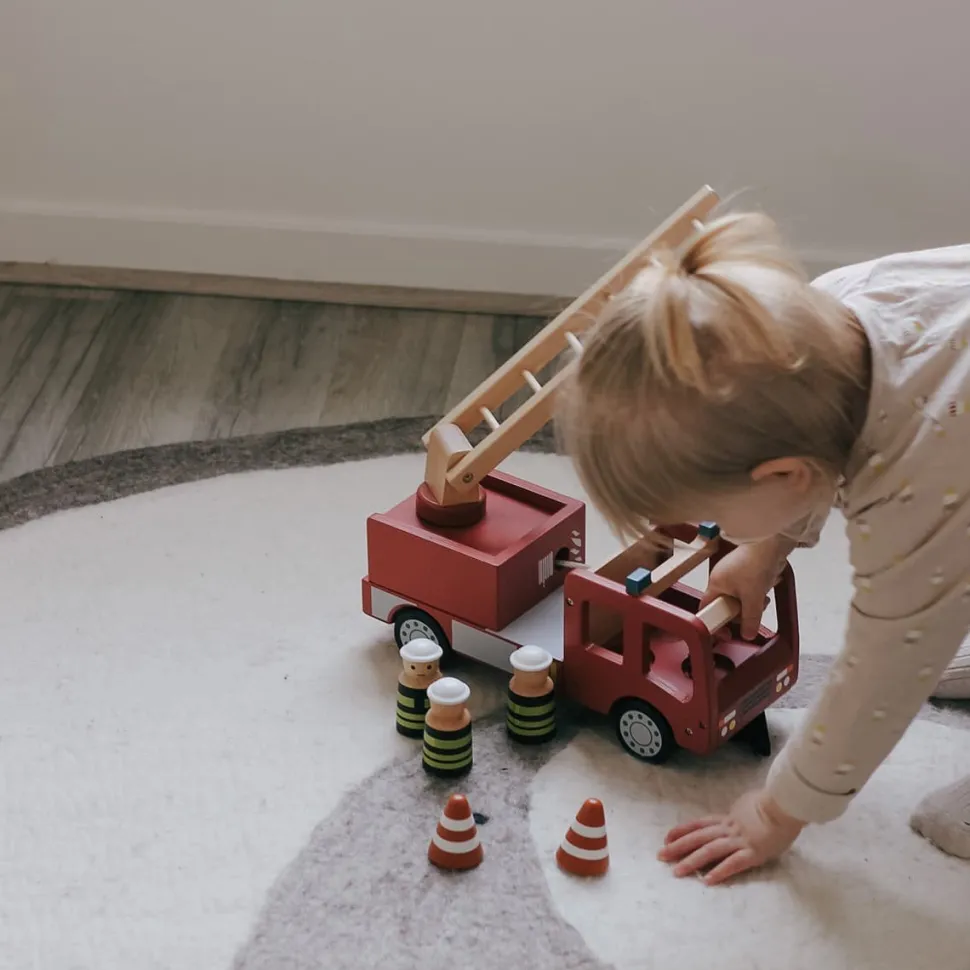 Fashion Camion de pompiers en bois Enfant 3 à 6 Ans