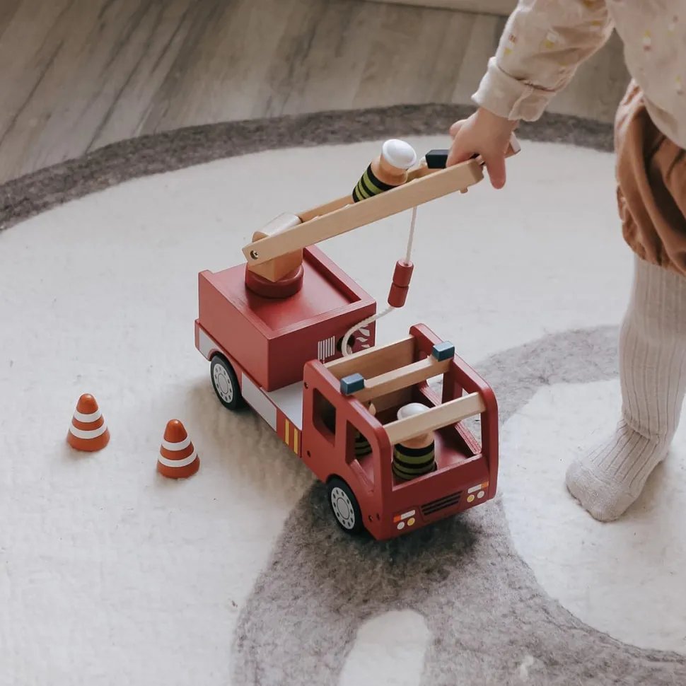 Fashion Camion de pompiers en bois Enfant 3 à 6 Ans