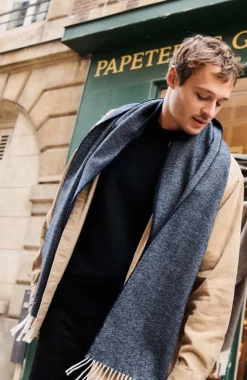 Best Écharpe à chevrons en laine mérinos Femme Mode Et Accessoires|Mode Et Accessoires