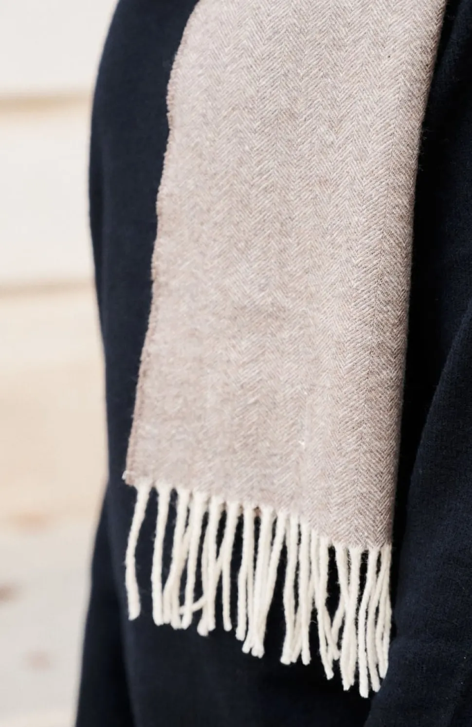 Best Écharpe à chevrons en laine mérinos Femme Mode Et Accessoires|Mode Et Accessoires