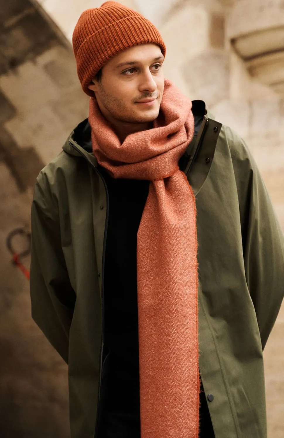 Best Écharpe à chevrons en laine mérinos Femme Mode Et Accessoires|Mode Et Accessoires