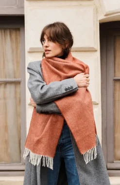 Best Écharpe à chevrons en laine mérinos Femme Mode Et Accessoires|Mode Et Accessoires