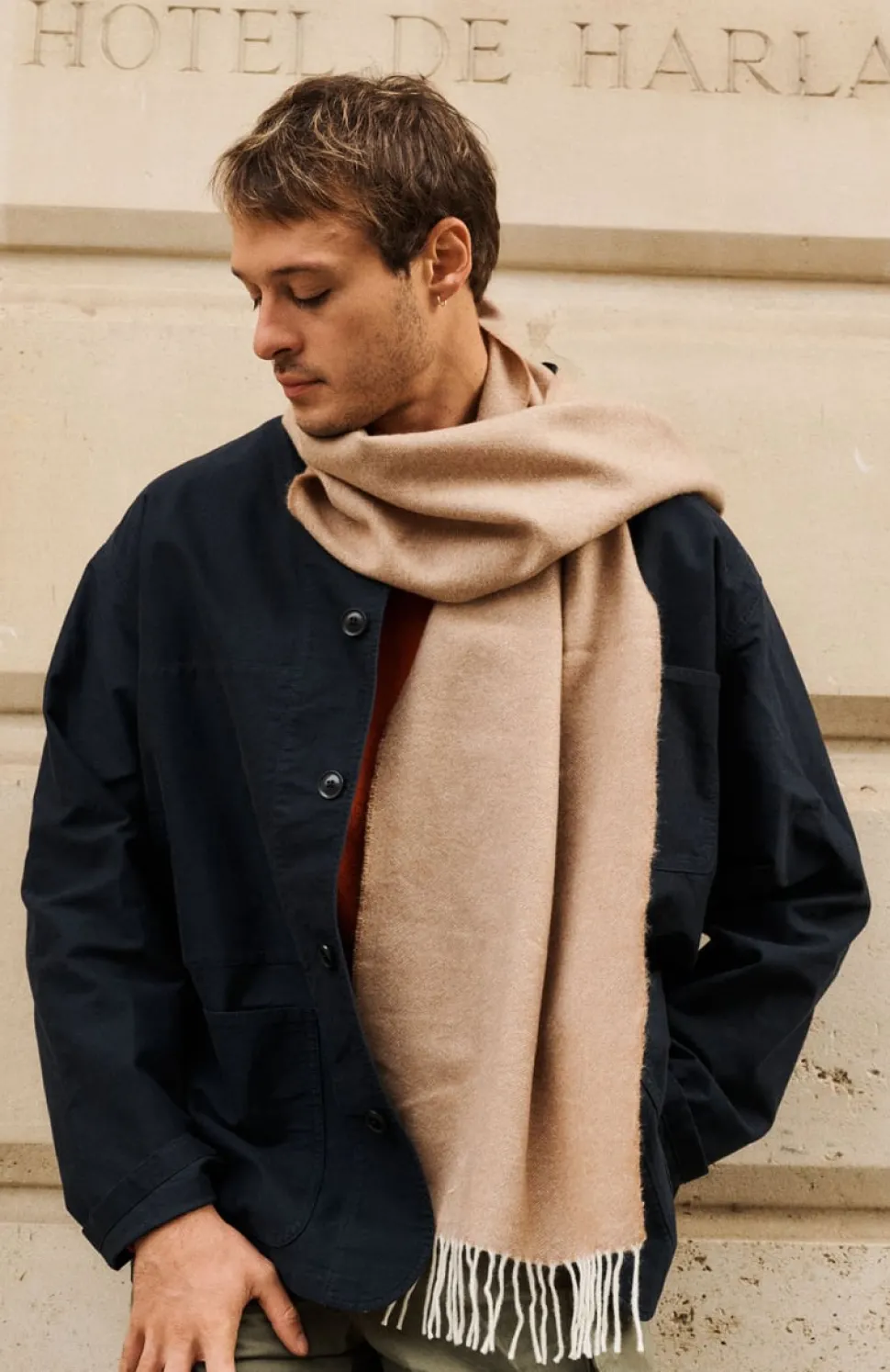Best Écharpe à chevrons en laine mérinos Femme Mode Et Accessoires|Mode Et Accessoires