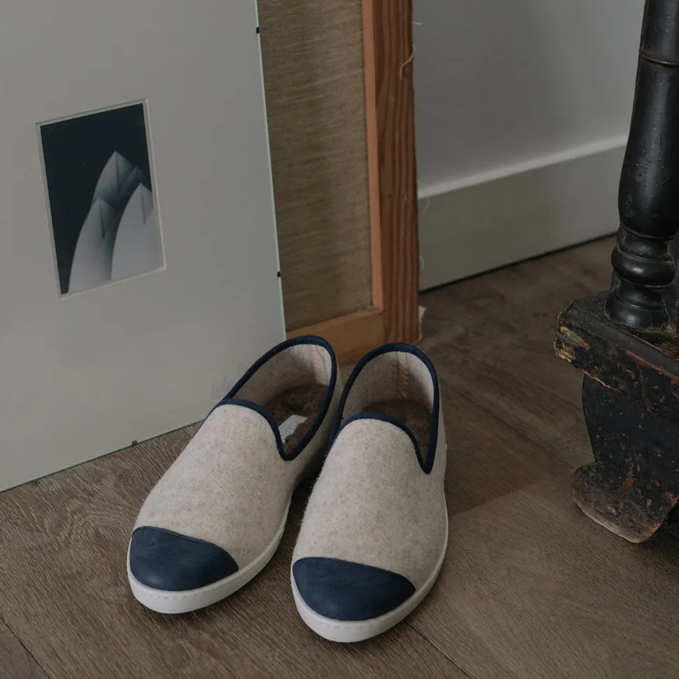 Fashion Chaussons en laine recyclée Homme Mode Et Accessoires