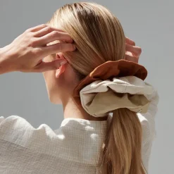 Flash Sale Chouchou en lin Femme Mode Et Accessoires