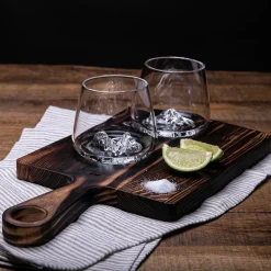 Best Sale Coffret de 2 verres Topographic Cocktails Et Spiritueux|Whisky Et Rhum