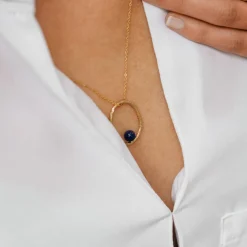 New Collier anneau et perle de culture 2 en 1 Femme Montres Et Bijoux