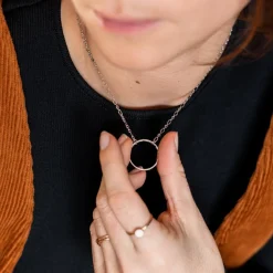 Cheap Collier Anneau Livia Femme Montres Et Bijoux