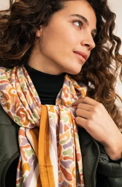 Cheap Foulard duo Formes colorées - Ocre Enfant/Femme 3 à 6 Ans|1 à 3 Ans