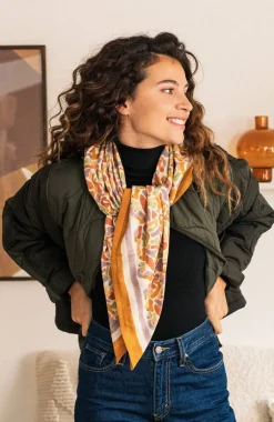 Cheap Foulard duo Formes colorées - Ocre Enfant/Femme 3 à 6 Ans|1 à 3 Ans