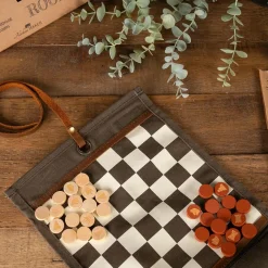 Best Sale Jeu de dames et d'échecs de voyage Outdoor Et Loisirs|Jeux De Sociétés