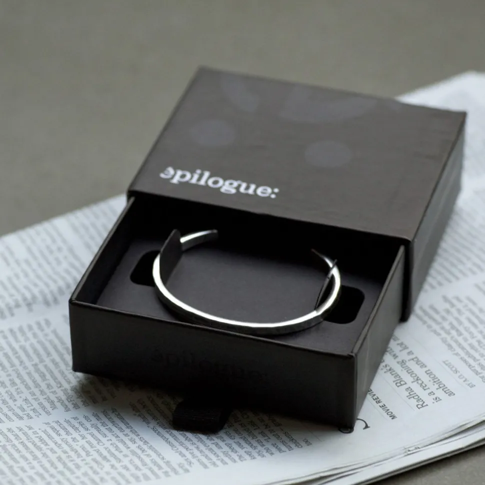 Shop Jonc fin martelé Femme Montres Et Bijoux