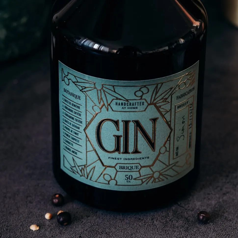 Flash Sale Kit fabriquez votre propre gin DIY Et Activités Créatives|Cocktails Et Spiritueux