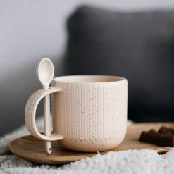 Cheap Mug en céramique et cuillère intégrée Décoration Et Cocooning|À Table