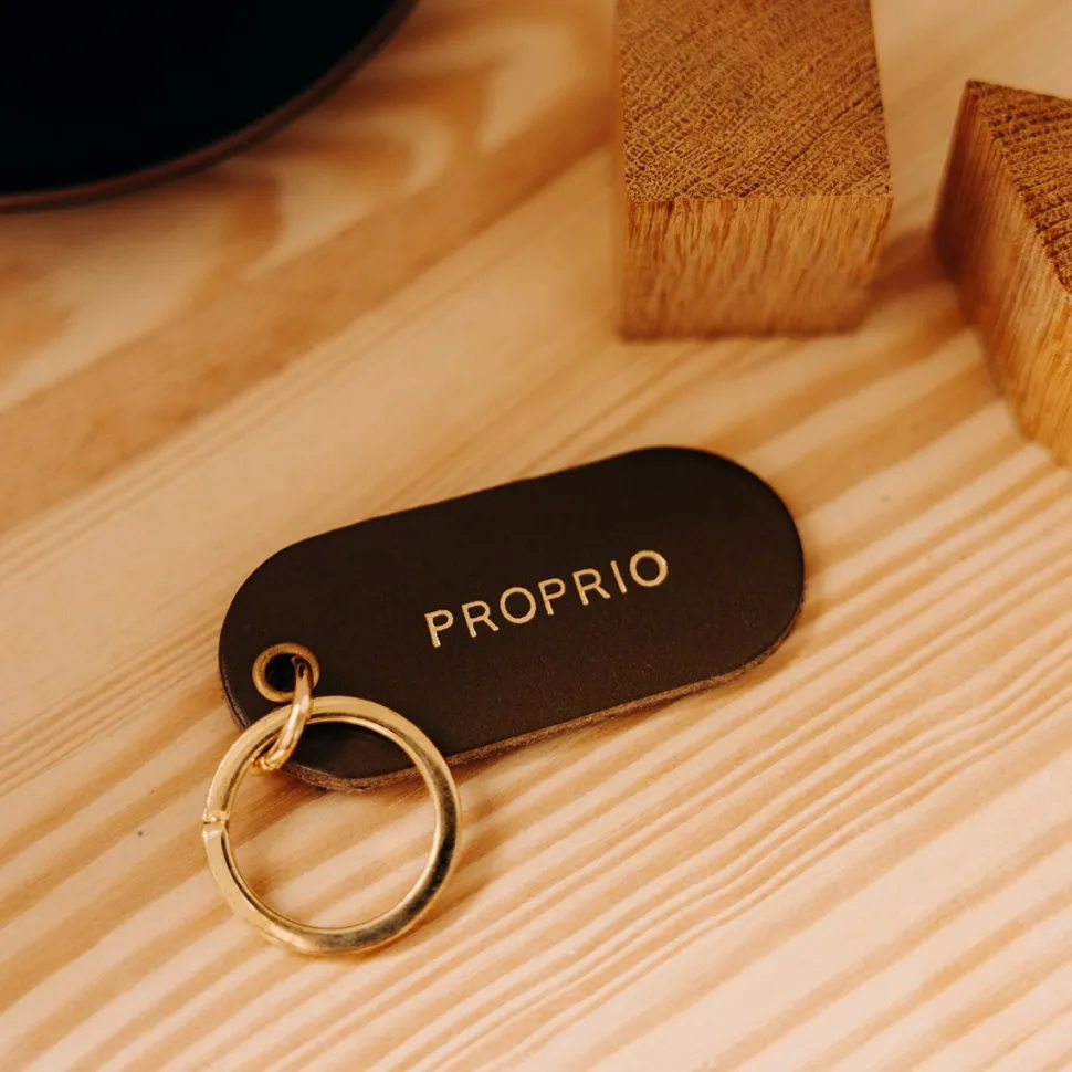 Sale Porte-clé à message en cuir Homme Petite Maroquinerie|Mode Et Accessoires