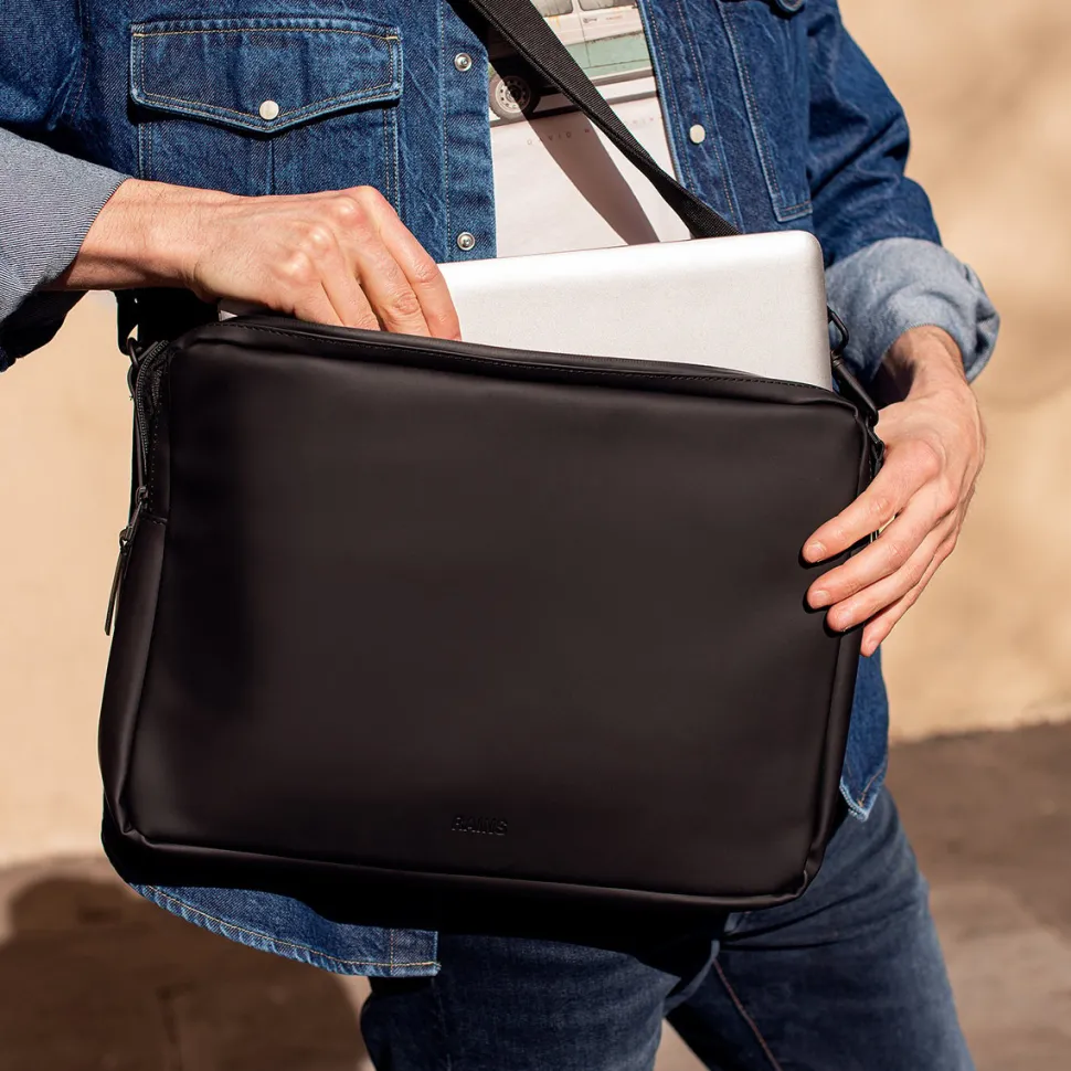 New Sac pour ordinateur Rains Femme Bureau Et High-Tech|Sacs Et Cabas