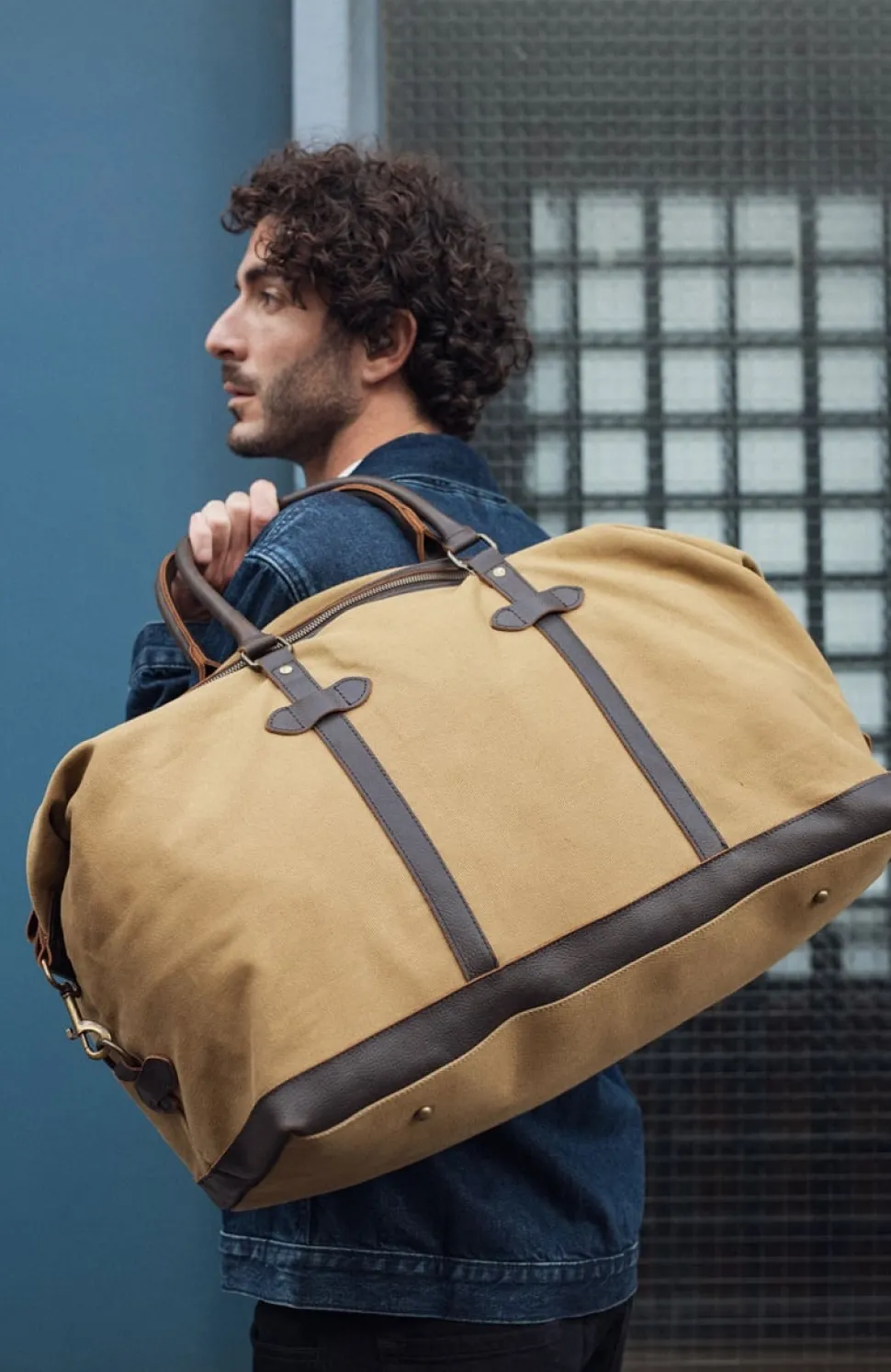 Best Sac weekend toile & cuir Femme Sacs Et Cabas|Sacs Et Bagagerie
