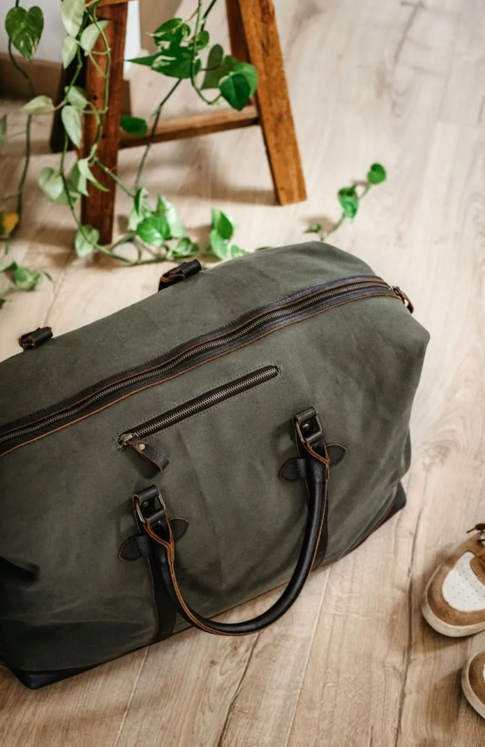 Best Sac weekend toile & cuir Femme Sacs Et Cabas|Sacs Et Bagagerie