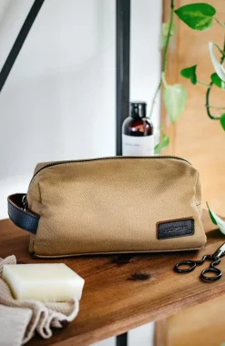 Fashion Trousse de toilette en toile et cuir Femme Beauté Et Soin|Sacs Et Cabas