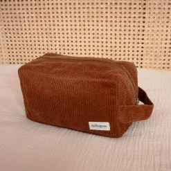 Hot Trousse de toilette en velours côtelé Femme Beauté Et Soin|Sacs Et Cabas