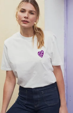 Best Sale T-shirt Cœur Mama Femme Mode Et Accessoires