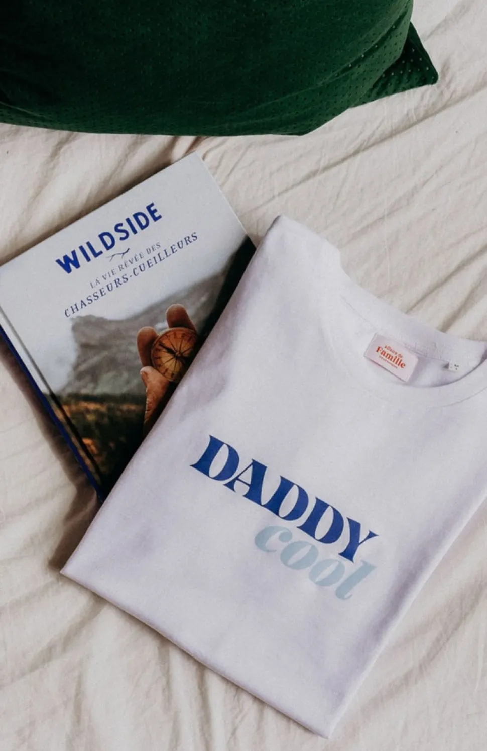 Sale T-shirt Daddy Cool - Blanc Homme Mode Et Accessoires