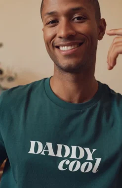 Cheap T-shirt Daddy Cool - Vert Homme Mode Et Accessoires