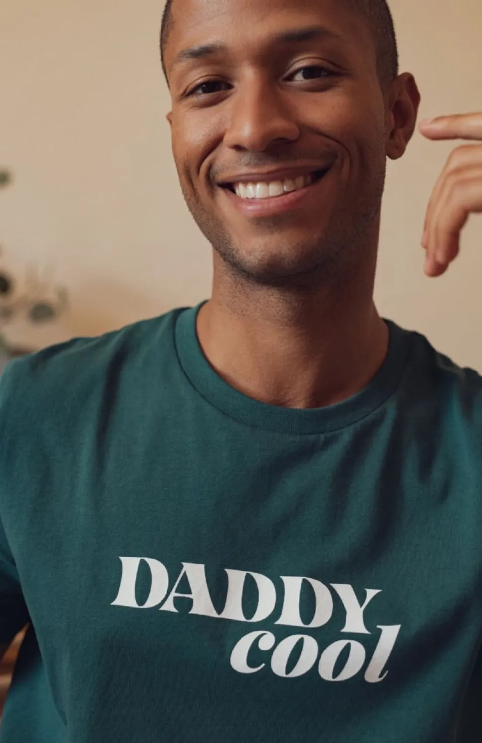 Cheap T-shirt Daddy Cool - Vert Homme Mode Et Accessoires