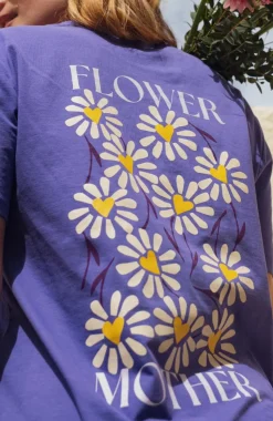 Online T-shirt Flower Mother Femme Mode Et Accessoires