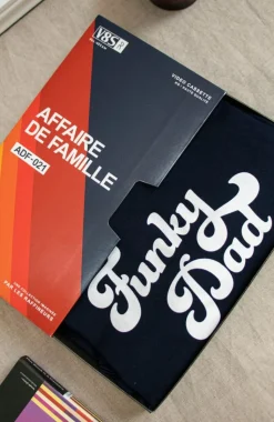 New T-shirt Funky Dad - Navy Homme Mode Et Accessoires