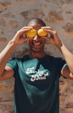 Clearance T-shirt Funky Dad - Vert Homme Mode Et Accessoires
