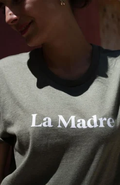New T-shirt La Madre - Kaki Femme Mode Et Accessoires