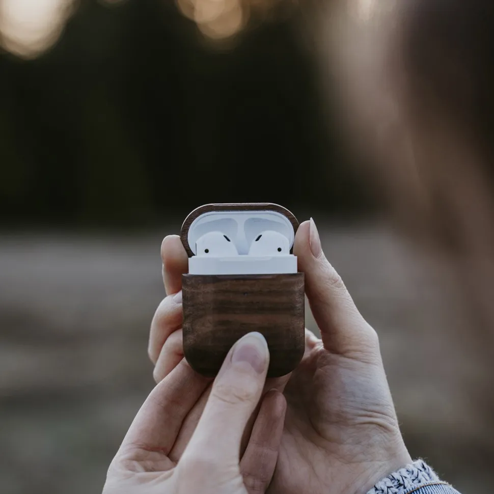 Flash Sale Étui pour AirPods en noyer Bureau Et High-Tech