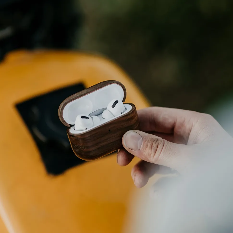 Flash Sale Étui pour AirPods en noyer Bureau Et High-Tech
