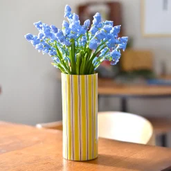 Discount Vase à rayures Plantes|Décoration Et Cocooning